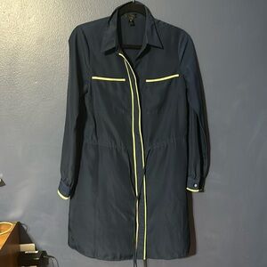 Aqua size small button down dress